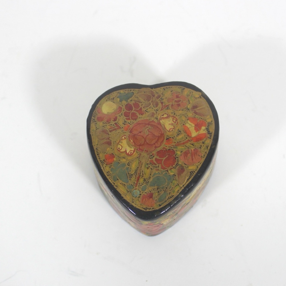 Small Kashmir Heart Trinket Ring Box